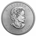 1 oz silver MAPLE LEAF 2022 $5 BU