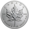 1 oz silver MAPLE LEAF 2022 $5 BU