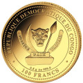 0.5 Gram GOLD Prehistoric Life 2 TRICERATOPS 2024 bu 100FR BU - 1st coin