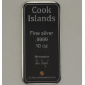 10 oz silver bar BOUNTY 2021 $10 COOK ISLANDS in blister