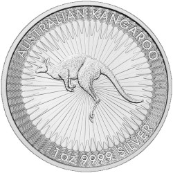 1 oz silver KANGAROO 2021 $1 bu