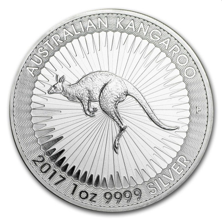 1 oz silver KANGAROO 2017 gilded