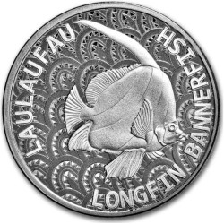 Tokelau 1 oz silver LIONFISH 2022 $5 bu