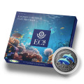 1 oz silver 2023 EC8 DOLPHINS $2 BU DOMINICA Eastern Caribbean 