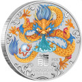 PM Lunar 3 DRAGON 1 kilo silver 2024 BU $30 Australia