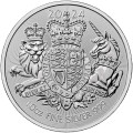 U.K. 1 oz silver The ROYAL ARMS 2023 £2 bu