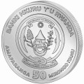 1 oz SILVER RWANDA MOUNTAIN GORILLA 2023 CFA 50 - 15th Annversary