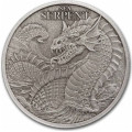 NIUE MYTHICAL CREATURES 1 oz silver SEA SERPENT 2024 $1 bu