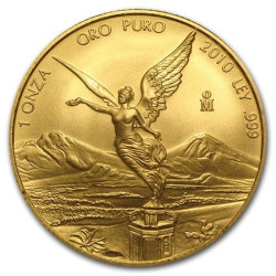 Mexico 1 oz gold LIBERTAD 2010 BU