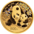 China 50 gram GOLD PANDA 2024 PROOF 800 YUAN 