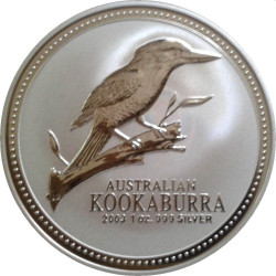 1 oz silver KOOKABURRA 2003 $1 bu
