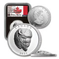 Canada 1 oz silver BUFFALO 2021 HIGH RELIEF $25 Proof NGC PF70 