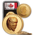 Canada 1 oz GOLD BUFFALO 2021 HIGH RELIEF $25 Proof NGC PF70