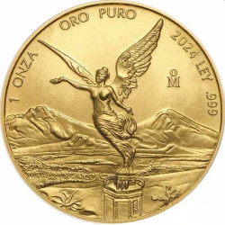 Mexico 1 oz GOLD LIBERTAD 2024 bu