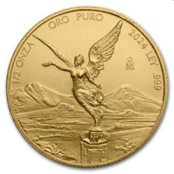 Mexico 1/2 oz GOLD LIBERTAD 2024 BU