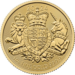 GOLD 1 oz GOLD The ROYAL ARMS 2024 £100 bu