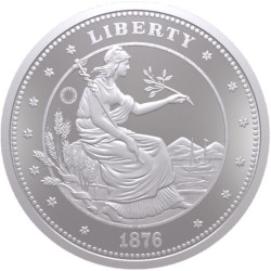 Samoa 1 oz silver MORGAN 1876 UNION DOLLAR 2024 