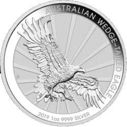 1 oz silver WEDGE-TAILED EAGLE 2017 PROOF Box+coa