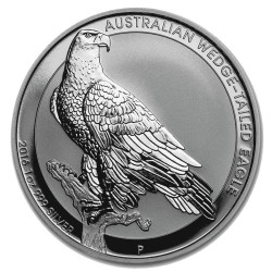 1 oz silver WEDGE-TAILED EAGLE 2017 HIGH RELIEF PROOF Box+coa