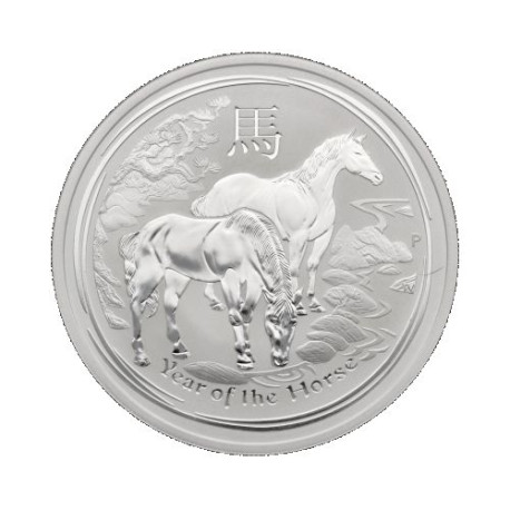 10 oz ARGENT LUNAR HORSE 2014