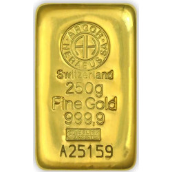 250 GRAM GOLD BAR 