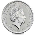 UK 1 oz silver BRITANNIA 2023 £2 BU Queen Elizabeth