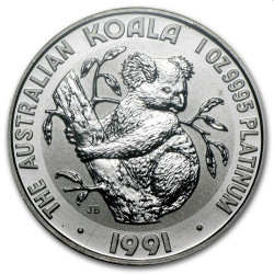 1 oz Platinum KOALA 1988
