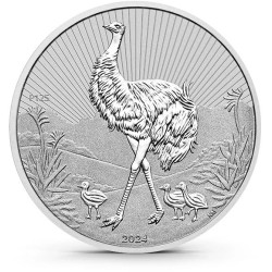 10 oz silver EMU & BABY 2024 Next Generation BU $10