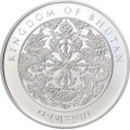 1 oz silver KINGDOM OF BHUTAN 2024 DRAGON NU200 bu