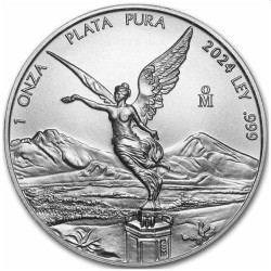 MEXICO 1 oz silver LIBERTAD 2024 bu