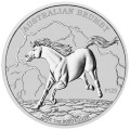 1 oz silver Australian BRUMBY HORSE 2023 $1 bu