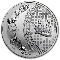 1 oz silver Maple Leaf 2014 Five Blessings