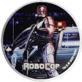 FIJI 1 oz silver ROBOCOP 2024 $0.50 bu COLOURED