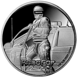 1 oz silver ROBOCOP 2024 $0.50 bu