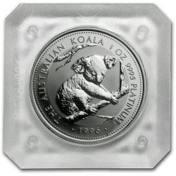 1 oz Platinum KOALA 1996 $100 bu