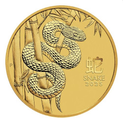 PM Lunar 3 DRAGON 1 oz GOLD 2024 BU $100 Australia