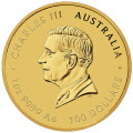 PM Lunar 3 DRAGON 1 oz GOLD 2024 BU $100 Australia