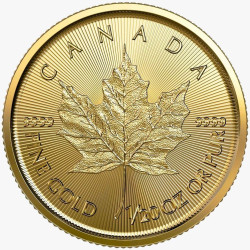 1/20 oz gold MAPLE LEAF bu