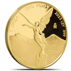 Mexico 1 oz GOLD LIBERTAD 2022 PROOF