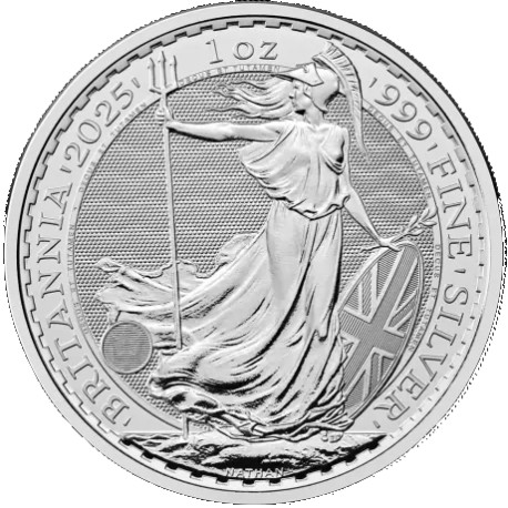 UK 1 oz silver BRITANNIA 2024 £2 BU King Charles