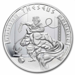 Heroes of Greek Mythology 1 oz silver 2024 THESEUS & THE MINOTAURUS $2 bu