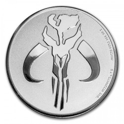 1 oz silver STAR WARS 2020 MANDALORIAN MYTHOSAUR $2 BU