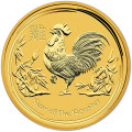 1/10 oz gold LUNAR ROOSTER 2017