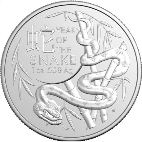 RAM 1 oz silver Lunar DRAGON 2024 $1 Australia