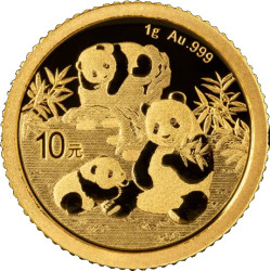 Gold CHINA PANDA 1 GR 2024 YUAN 10