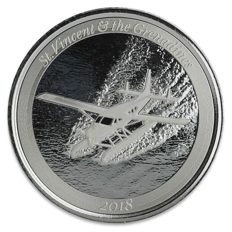 1 oz silver SEAPLANE 2018 Eastern Caribbean N°7 / 8