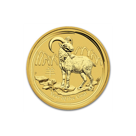 1/10 oz gold LUNAR GOAT 2015 PROOF