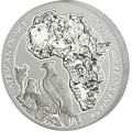 1 oz SILVER RWANDA LEOPARD 2024 CFA 50 BU