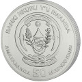 1 oz SILVER RWANDA LEOPARD 2024 CFA 50 BU