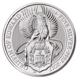 2 oz silver QUEEN'S BEAST 2017 GRIFFIN
